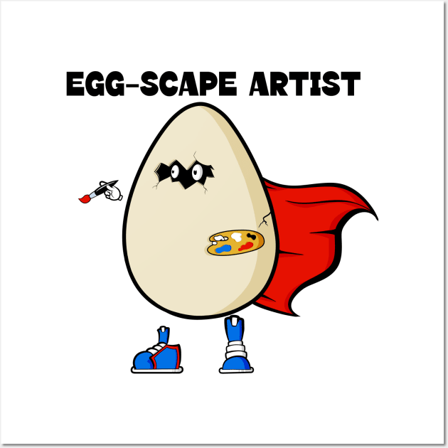 Eggscape Artist Wall Art by Art by Nabes